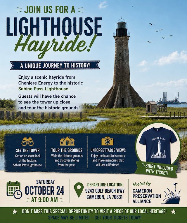 Sabine Lighthouse Hayride Flyer web